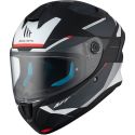 Casque MT Helmets Targo S Kay B2 Noir Gris Blanc Mat