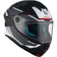 Casque MT Helmets Targo S Kay B2 Noir Gris Blanc Mat