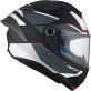 Casque MT Helmets Targo S Kay B2 Noir Gris Blanc Mat