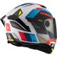 Casque MT Helmets Atom 2 SV Bast A0 Bleu Rouge Blanc
