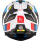 Casque MT Helmets Atom 2 SV Bast A0 Bleu Rouge Blanc