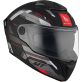 Casque MT Helmets Atom 2 SV Bast D5 Noir Gris Mat