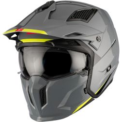 Casque MT Helmets Streetfighter SV Solid A22 Gris
							  		
