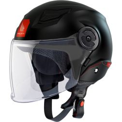 Casque MT Helmets Lite Solid A1 Noir Mat
							  		