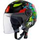 Casque MT Helmets Lite Dino A0 Noir Rouge Bleu