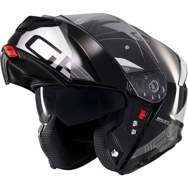 Casque MT Helmets Genesis SV Atempo B2 Noir Gris Blanc