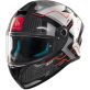 Casque MT Helmets Targo S Brik C0 Gris Blanc Rouge