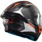 Casque MT Helmets Targo S Ivan Ortola 2024 A7 Bleu Blanc Orange