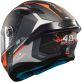 Casque MT Helmets Targo S Ivan Ortola 2024 A7 Bleu Blanc Orange