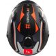 Casque MT Helmets Targo S Ivan Ortola 2024 A7 Bleu Blanc Orange