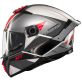 Casque MT Helmets Thunder 4 SV Freeway A5 Gris Blanc Rouge