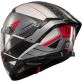 Casque MT Helmets Thunder 4 SV Freeway A5 Gris Blanc Rouge