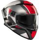 Casque MT Helmets Thunder 4 SV Freeway A5 Gris Blanc Rouge