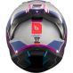 Casque MT Helmets Stinger 2 Tron C8 Bleu Blanc Rose