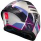 Casque MT Helmets Stinger 2 Tron C8 Bleu Blanc Rose