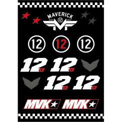 Autocollants Ixon 12 Maverick Vinales 25
