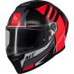 Casque MT Helmets Stinger 2 Tron B15 Noir Rouge Gris