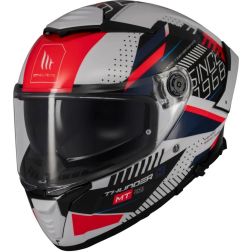 Casque MT Helmets Thunder 4 SV Luminence A7 Bleu Rouge Blanc
							  		