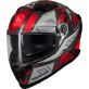 Casque MT Helmets Braker SV Fury C5 Rouge Blanc Gris
