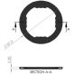 Anneau Bleu pour coque Quad Lock Mag