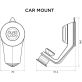 Support Smartphone Voiture Quad Lock