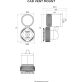 Support grille de ventilation Quad Lock