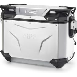 Valise gauche Givi OBKEV37AAL Trekker Outback Evo Smart 37L Aluminium Anodisé
							  		