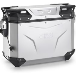 Valise droite Givi OBKEV37AAR Trekker Outback Evo Smart 37L Aluminium Anodisé
							  		