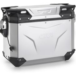 Valise droite Givi OBKEV37AAR Trekker Outback Evo Smart 37L Aluminium Anodisé