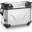 Valise droite Givi OBKEV37AAR Trekker Outback Evo Smart 37L Aluminium Anodisé