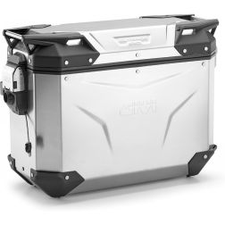 Valise droite Givi OBKEV37AR Trekker Outback Evo Smart 37L Aluminium
							  		