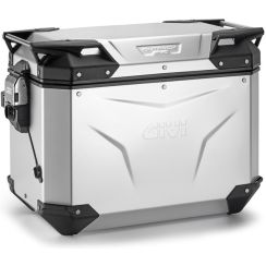 Valise droite Givi OBKEV44AAR Trekker Outback Evo Smart 44L Aluminium Anodisé