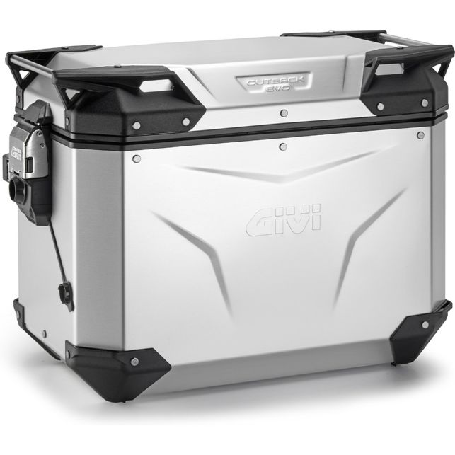 Valise droite Givi OBKEV48AAR Trekker Outback Evo Smart 48L Aluminium Anodisé