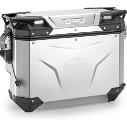 Valise droite Givi OBKEVS33AAR Trekker Outback Evo Smart 33L Aluminium Anodisé
							  		