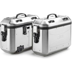 Paire de valises Givi DLMK36A Trekker Dolomiti 36L Aluminium