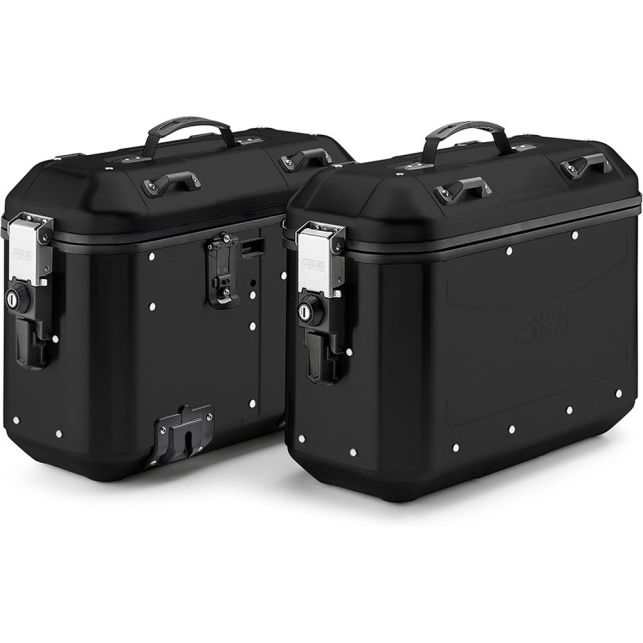 Paire de valises Givi DLMK36B Trekker Dolomiti 36L Black Line