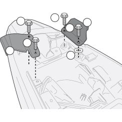 Kit de fixation Givi 1121KIT