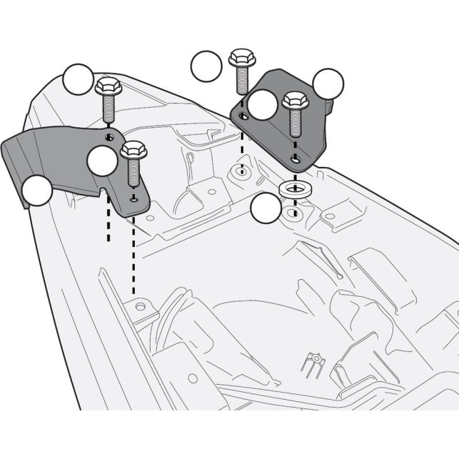 Kit de fixation Givi 1121KIT