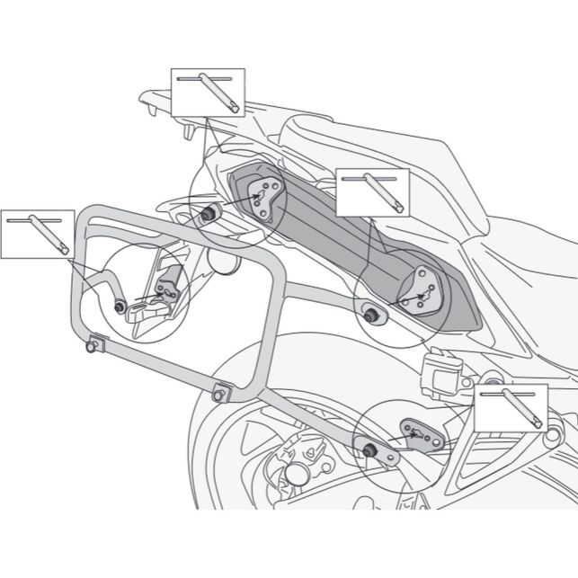 Kit de fixation Givi PLO3128CAM