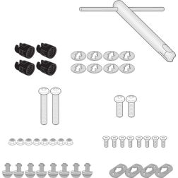 Kit de fixation Givi 08RKIT
							  		