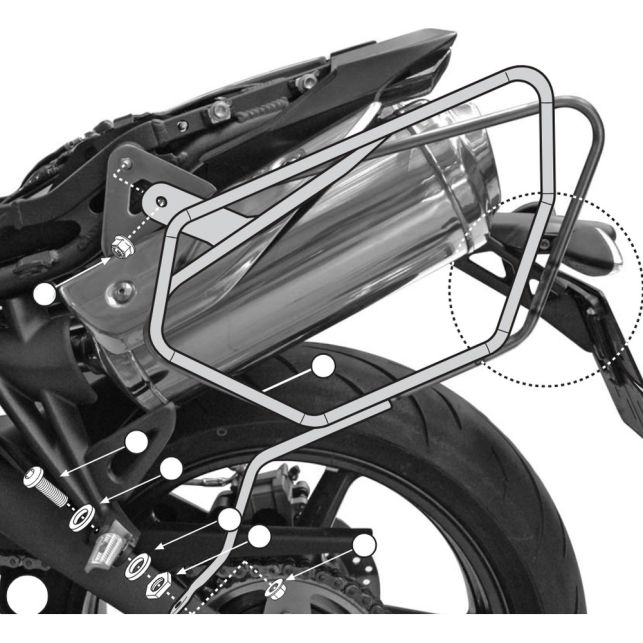Kit de fixation Givi TE705