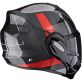 Casque Scorpion Exo-Tech Evo Carbon Cad Noir-Rouge