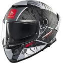 Casque MT Helmets Thunder 4 SV Rainforest C2 Gris Mat Blanc Rouge