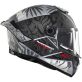Casque MT Helmets Thunder 4 SV Rainforest C2 Gris Mat Blanc Rouge