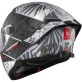 Casque MT Helmets Thunder 4 SV Rainforest C2 Gris Mat Blanc Rouge