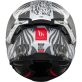 Casque MT Helmets Thunder 4 SV Rainforest C2 Gris Mat Blanc Rouge