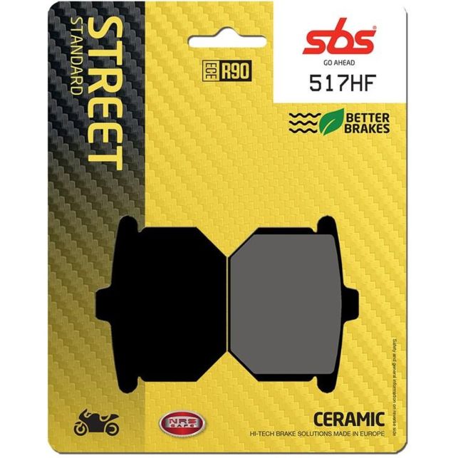 Plaquettes de frein SBS 517HF