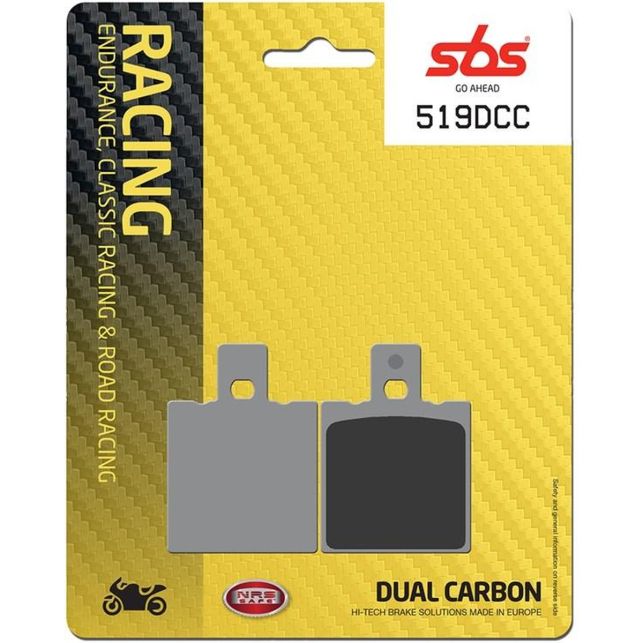 Plaquettes de frein SBS 519DCC