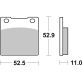 Plaquettes de frein SBS 526HF