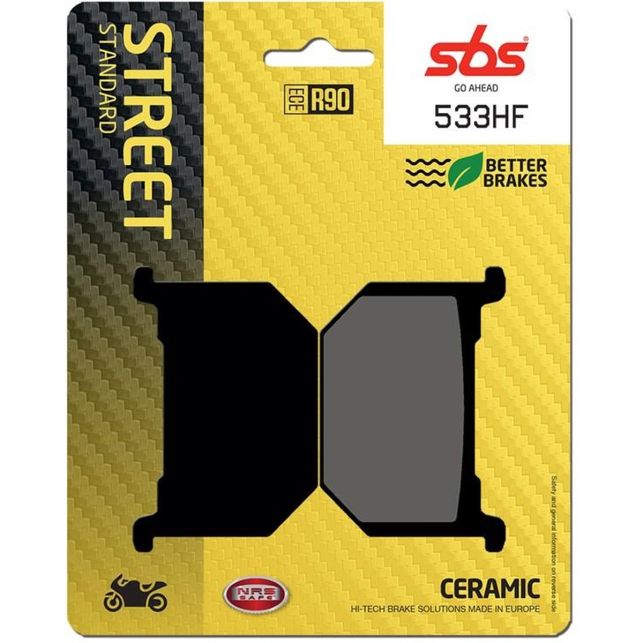 Plaquettes de frein SBS 533HF